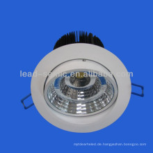 China-Hersteller neue Ankunft runde weiße Aluminiumoberteilhöhe helles le cob 10w dimmable 5W, 10W, 15W, 20W cob China führte Lichter